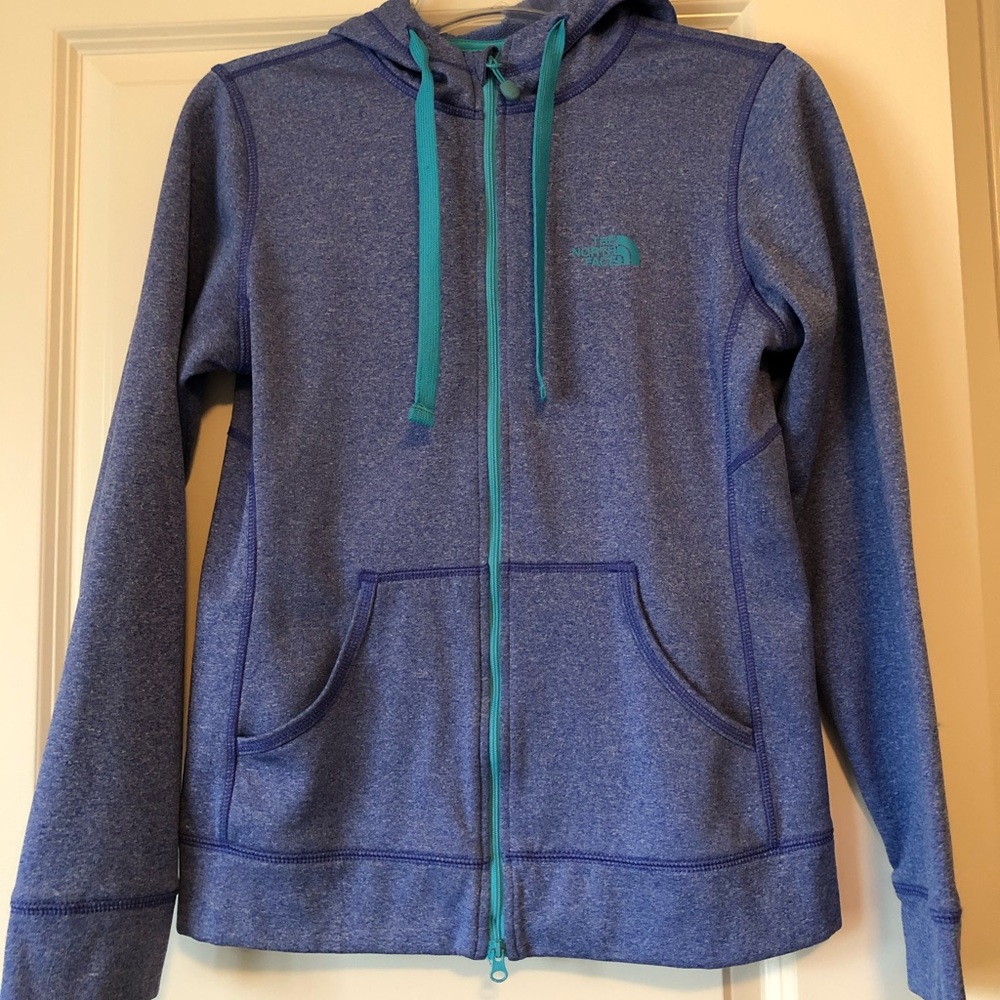 Blue North Face Sweatshirt